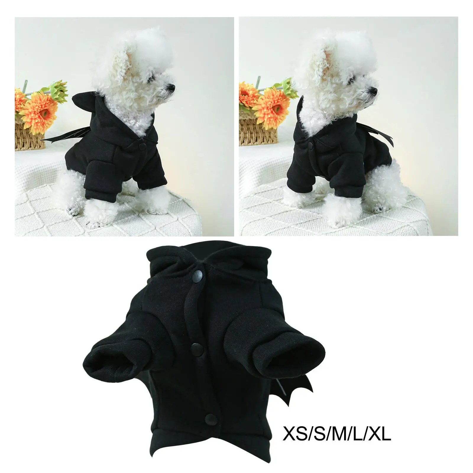 Pet Costume Cat Cosplay Halloween Dog Costume Funny Dress up Decor Cute Accessories Kitten Puppy Apparel Dog Clothes for Holiday
