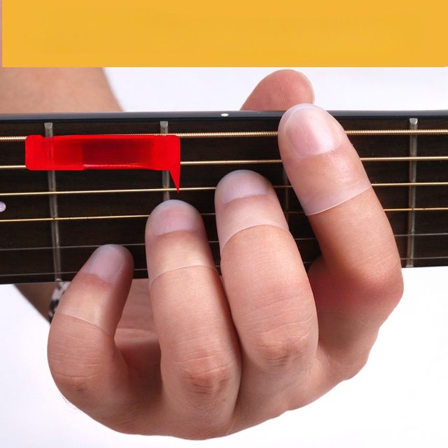 Ultra Thin Left Hand Guitar Fingertip Protection Silicone Finger