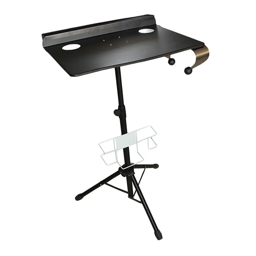 Durable  Work Station Compact Stand Adjustable Desk black 33x47cm