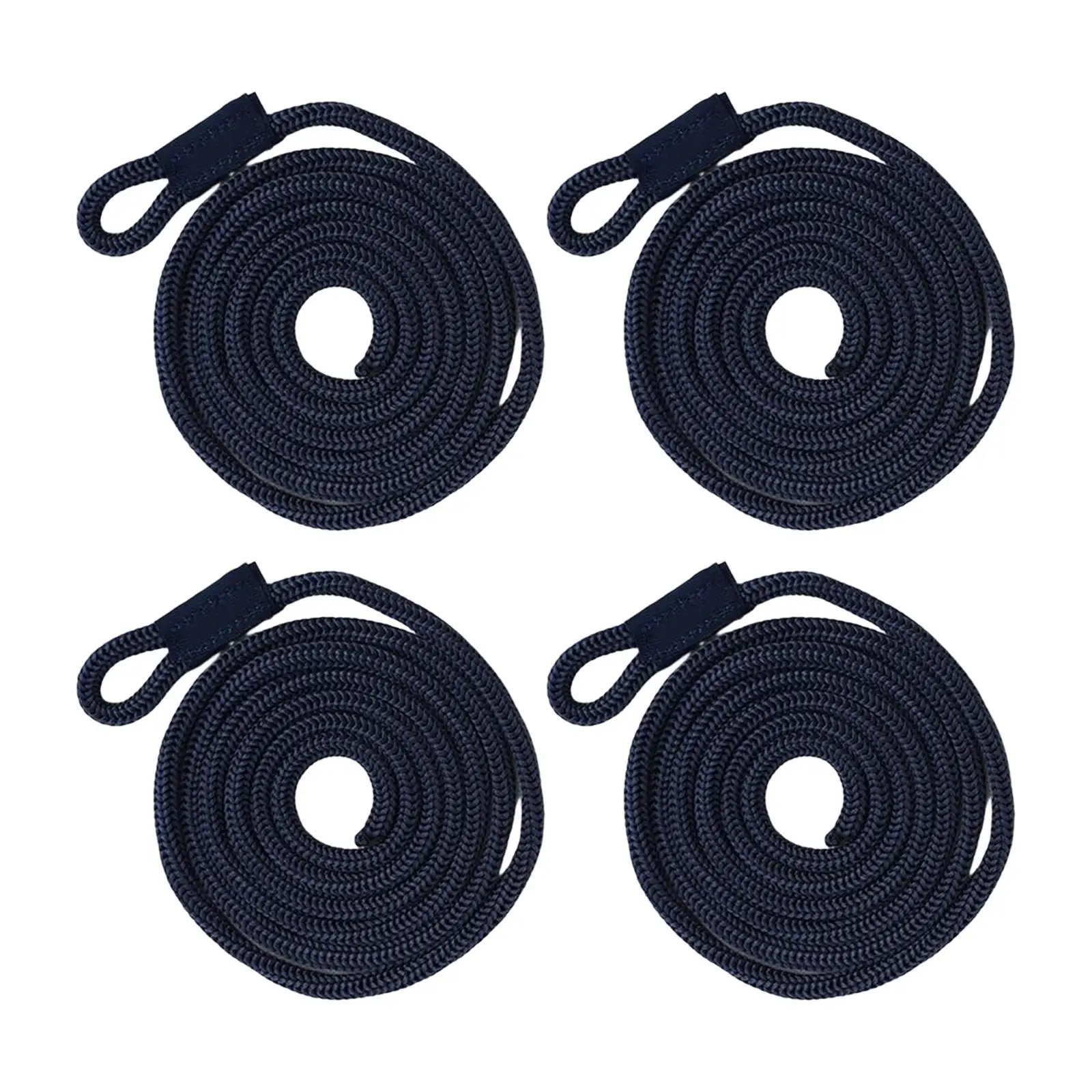 2x 4Pcs Boat Lines, Boat Fenders Bumpers, Inflatable Marine Bumpers Mooring Rope Bumpers Lines