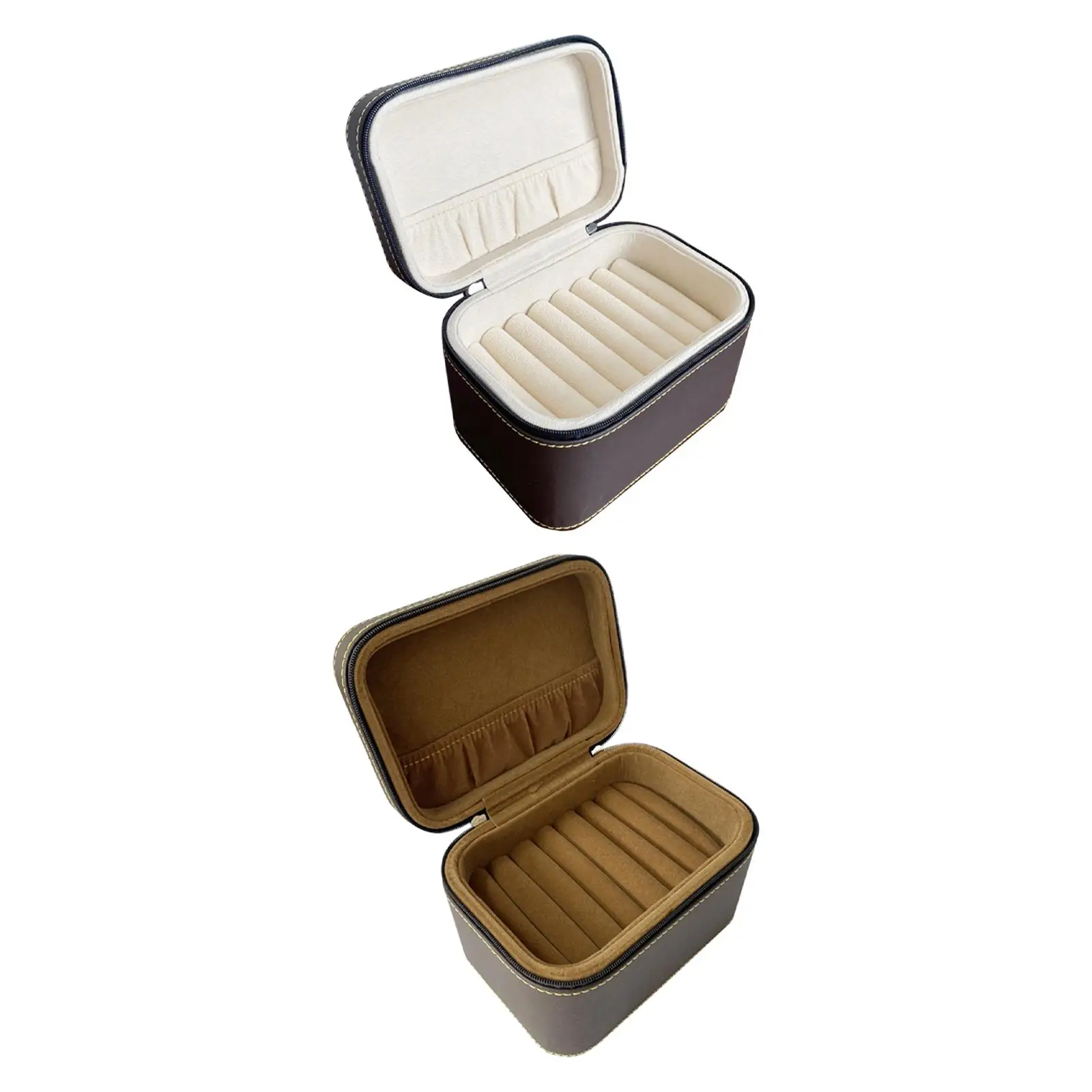 Portable 7 Slots Bangle Box Presentation Box Display Case Bracelet case for Anniversary