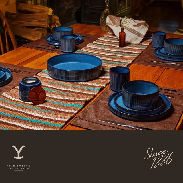 Home/Kitchen/Dining Yellowstone 12-Piece Ceramic Dinnerware