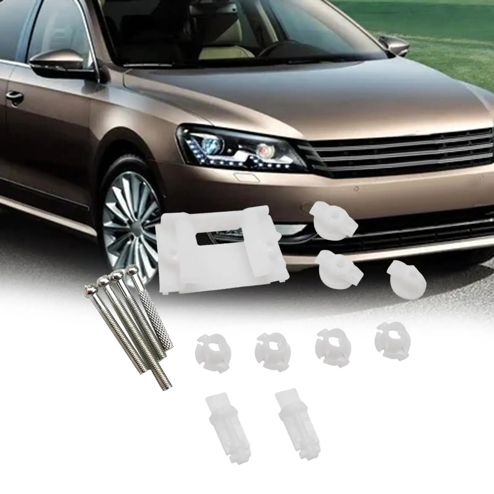 Vehicle Headlight Adjust Screw Adjuster Clip Repair Set/ 533941141B 533941141 for 100 C4 A8 D2 200 80 90 B4 Accessories/