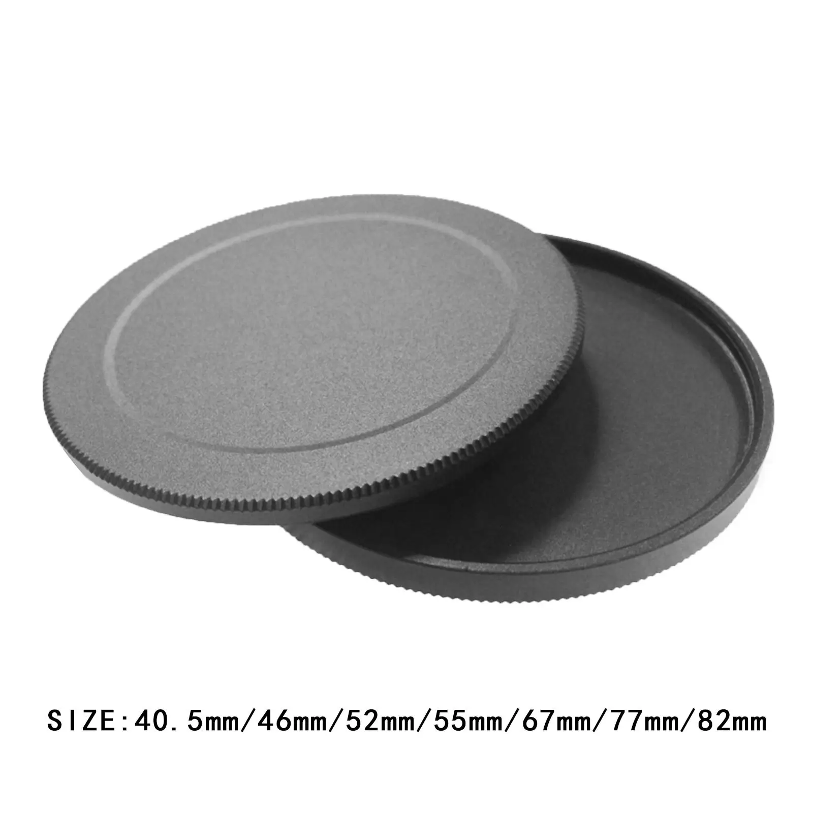 2 Pieces Screw in Lens Filter Stack Caps Anti Scratched Slim Filters Case Front Rear Case for Lens Filter Metal Box Storage Caps