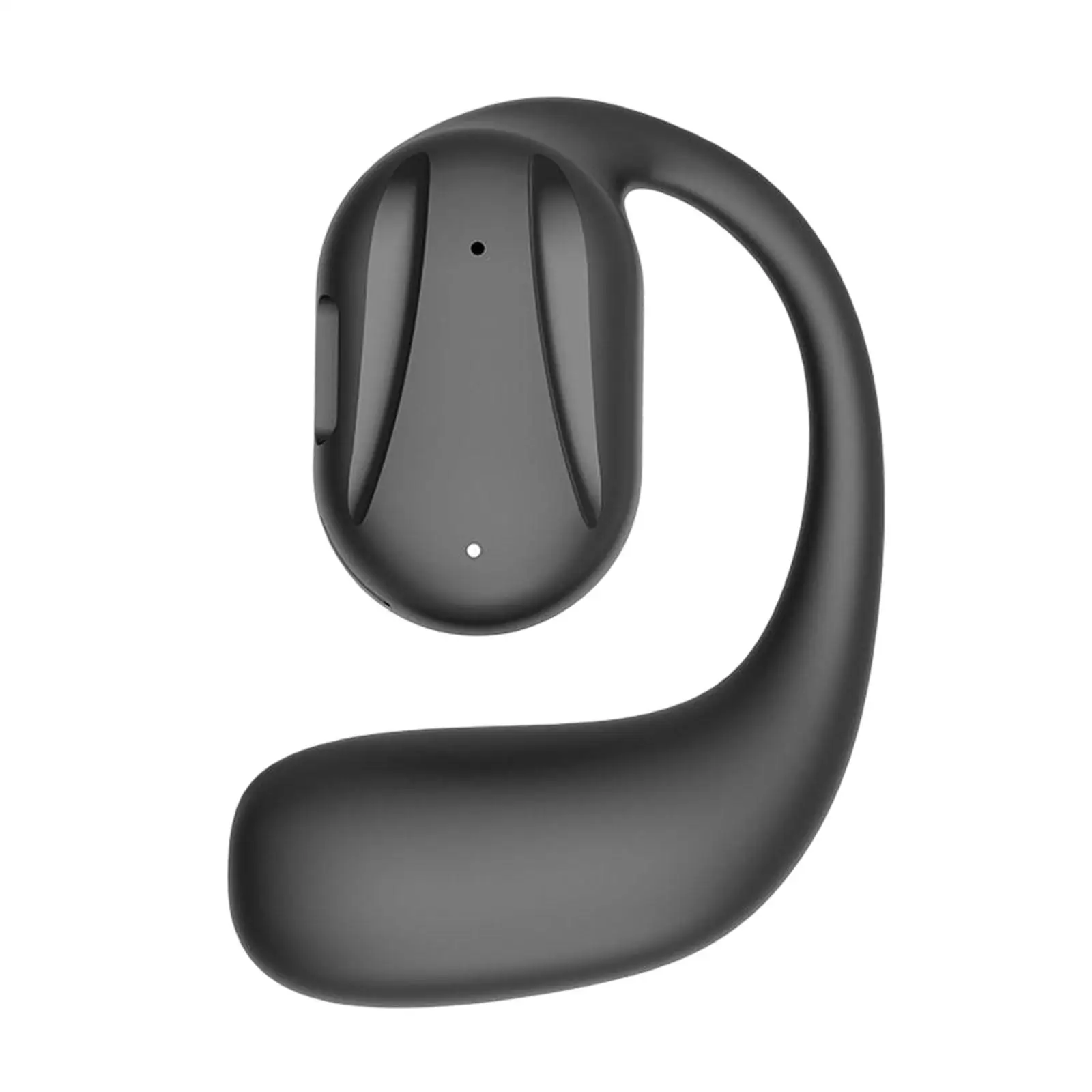 Sports Ear Hook Headset Earpiece Portable Handsfree with Mic Left Ear 5.2 Earphone for Mountaineering Workout Office Cycling