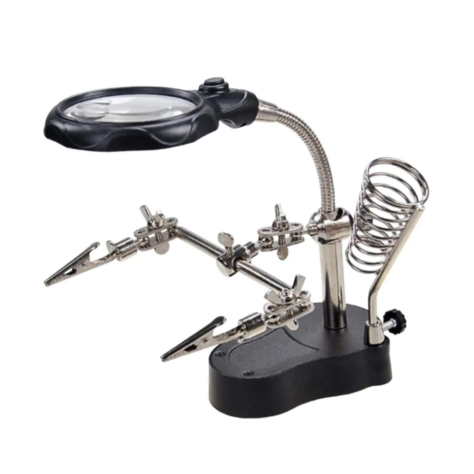 Magnifying Soldering Station LED Lighted Professional Welding Magnifying Glass Jewelry Making Tools for Soldering Jewelry Pieces