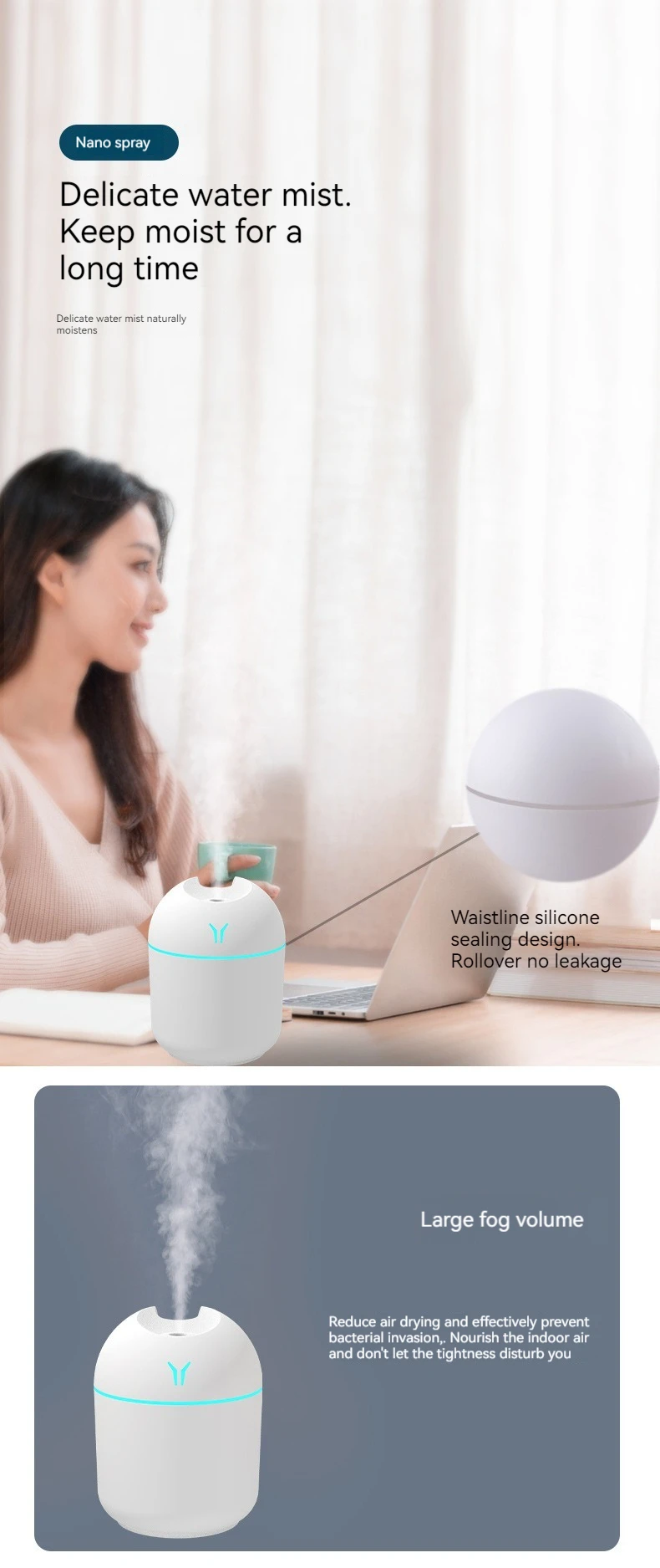 Title 5, New little fat little Y humidifier usb mini sou...