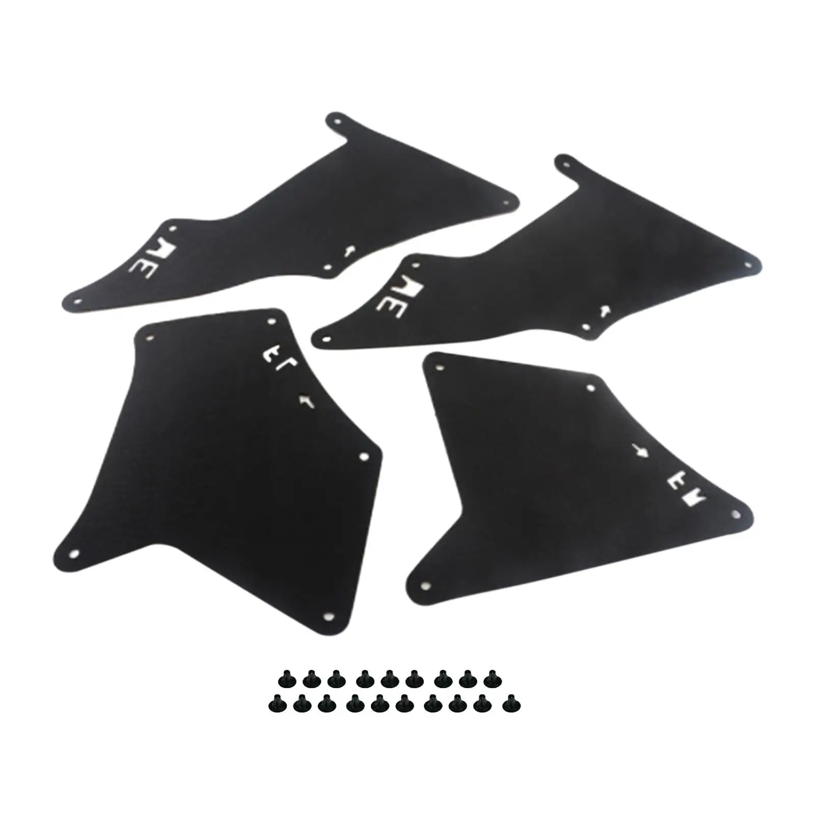 4 Pieces Splash Guards Mud Flaps Replaces for Toyota Overbearing Prado