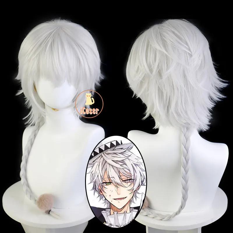 Nikolai Gogol Cosplay Wig Overcoat Anime Bungo Stray Dogs 4 White Short Hair  Long Ponytail + Headwear The Decay Of The Angel Boy - Cosplay Costumes -  AliExpress