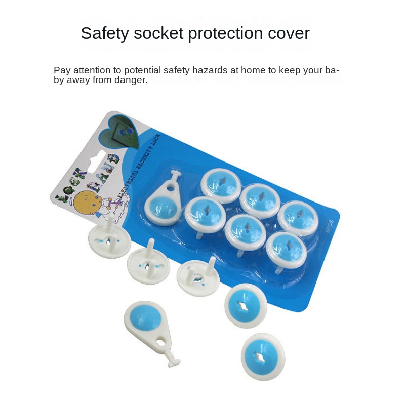 Title 1, 7pcs/set Socket Protector Baby Electrical Safet...