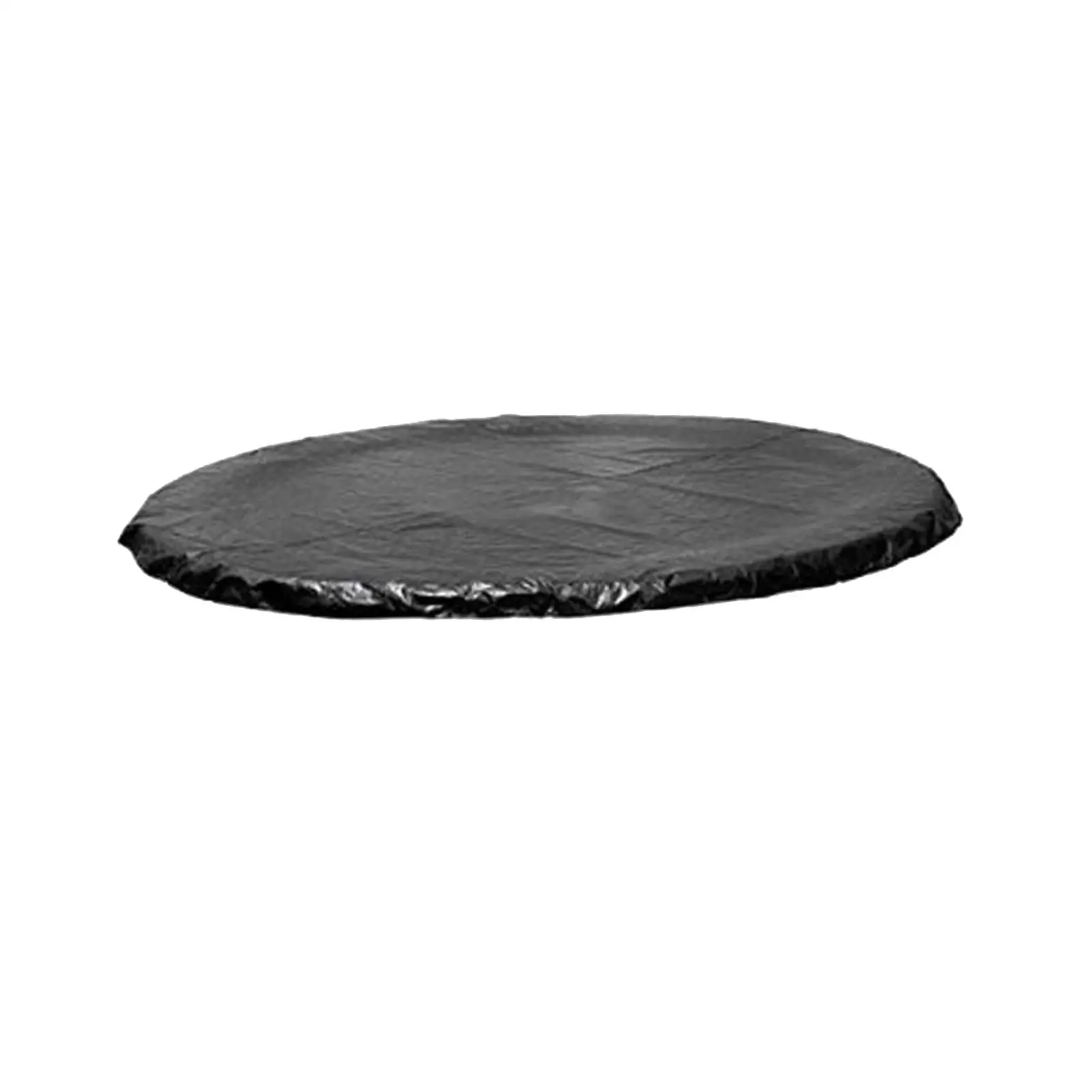 Black Trampoline Cover Weather and Rain Cover Durable Elastic Ropes Fixed Wear Resistant All Season Use Accessories Round