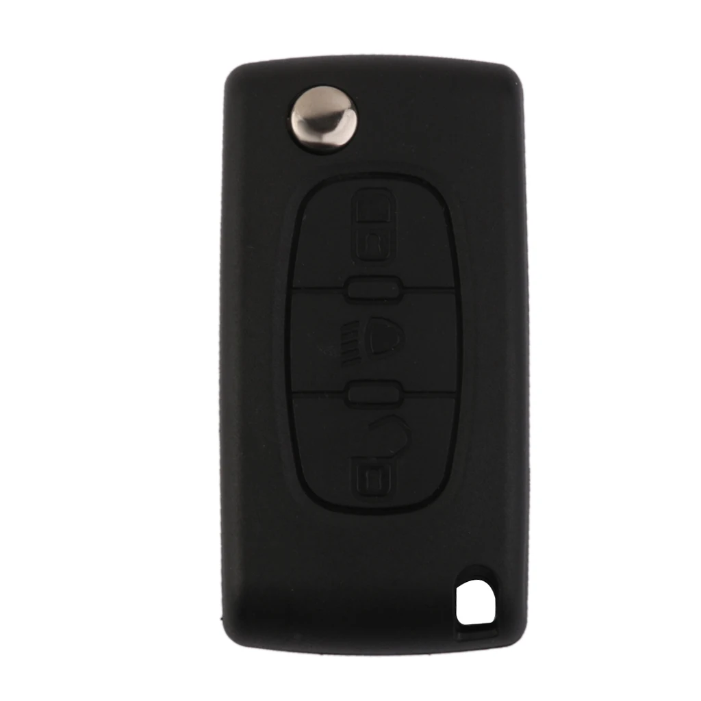 3-Button Central Locking Keyless Flip key Case for Citroen Picasso CE0523