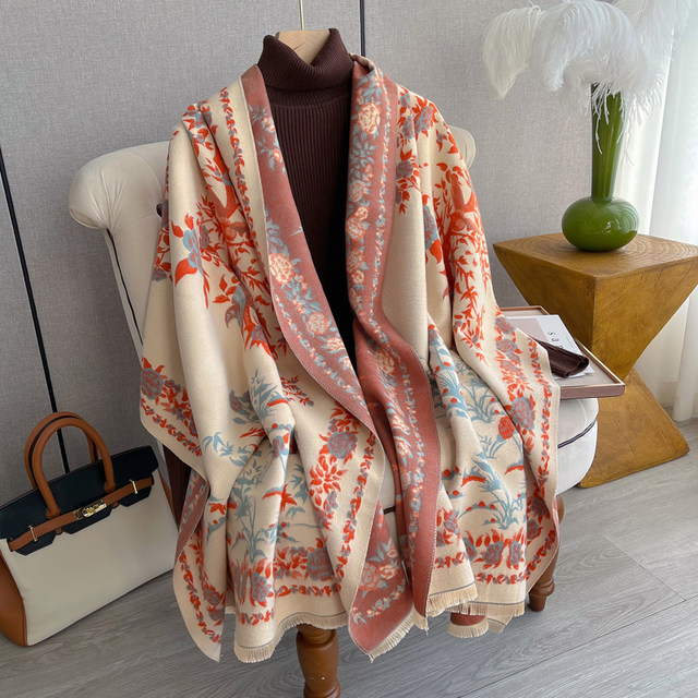 Handmade Cashmere Pashmina Screen store Printed Parrot Stoles Scarf Shawl Wrap