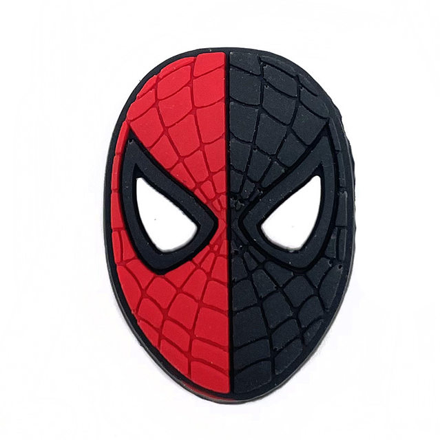 New Marvel Super Hero Spiderman Shoe Buckle Croc Charms Novelty DIY  Slippers Accessories Souvenir Cartoon Decorations Kids Gifts