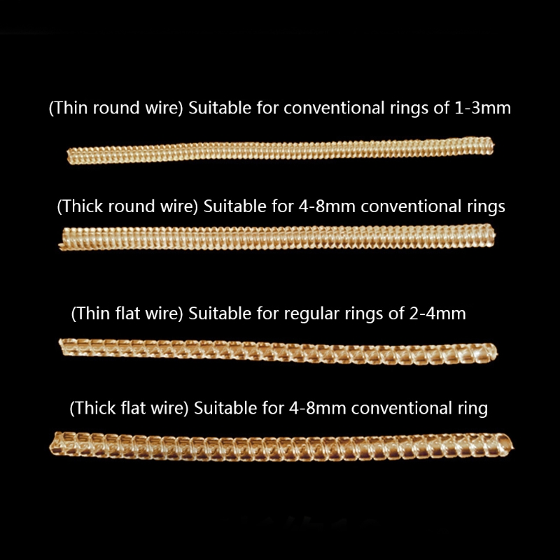 1Pc/ 16Pcs Ring Size Adjuster Rings Guards Tightener Clear Ring Size Adjuster Resizer Loose Rings Spirals Reducer 4 Sizes