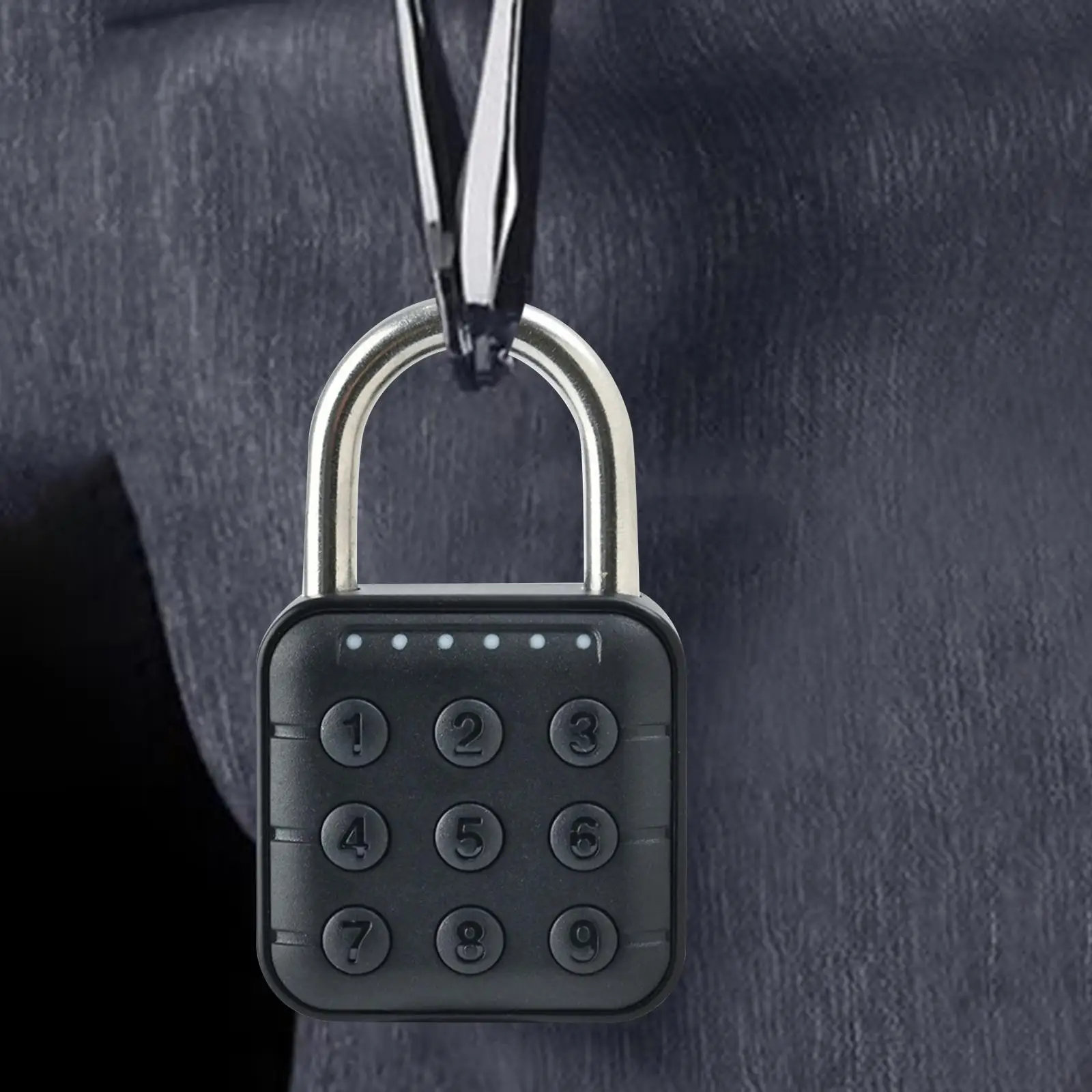Code Lock Smart Padlock Zinc Alloy Intelligent Digital Lock Padlock Luggage Lock for Backpack Suitcase Hasp Cabinet Case Lockers