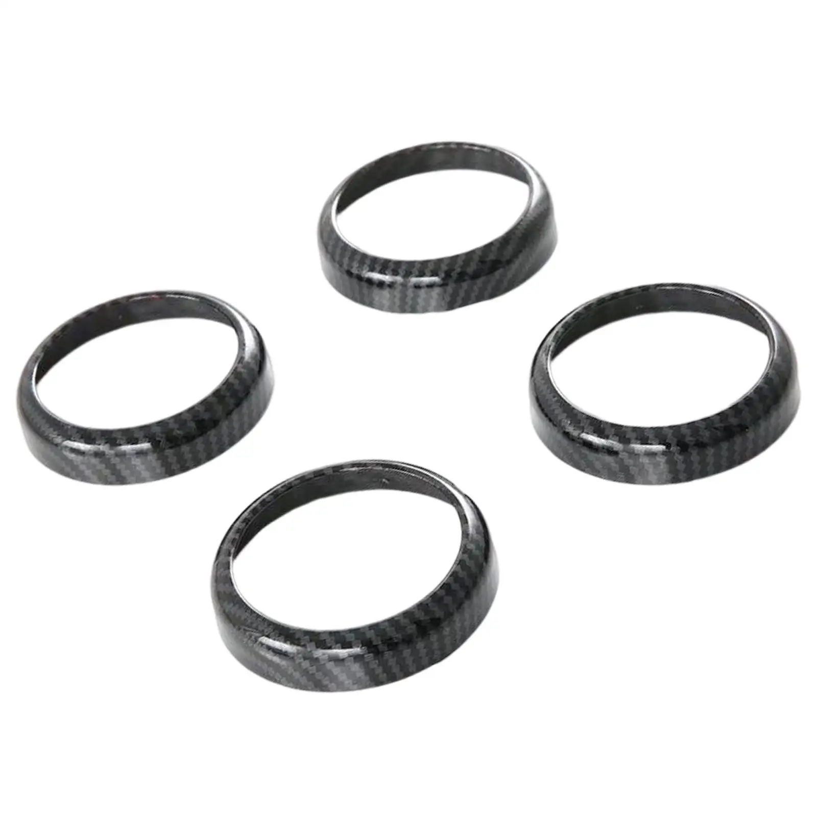 4Pcs Door Speaker Rings Stickers Replaces Decorations Decal Trims for Byd Atto 3 Yuan Plus 2022-2023 Easy Installation