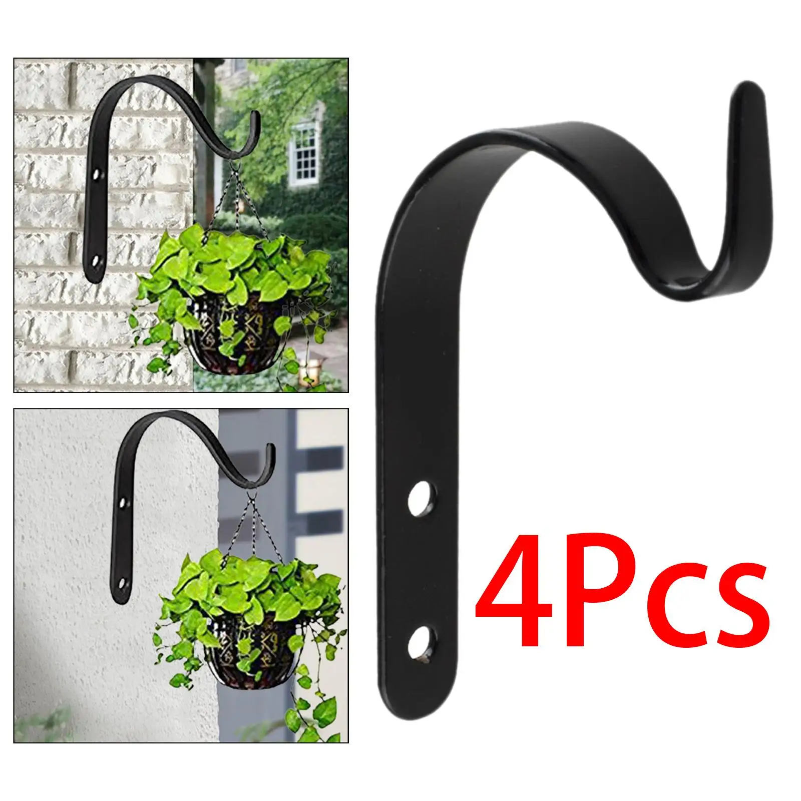 Hanging Plant Bracket Wall Hanging Brackets Hooks for Hanging for Wall Outdoor Bird Feeders Planters