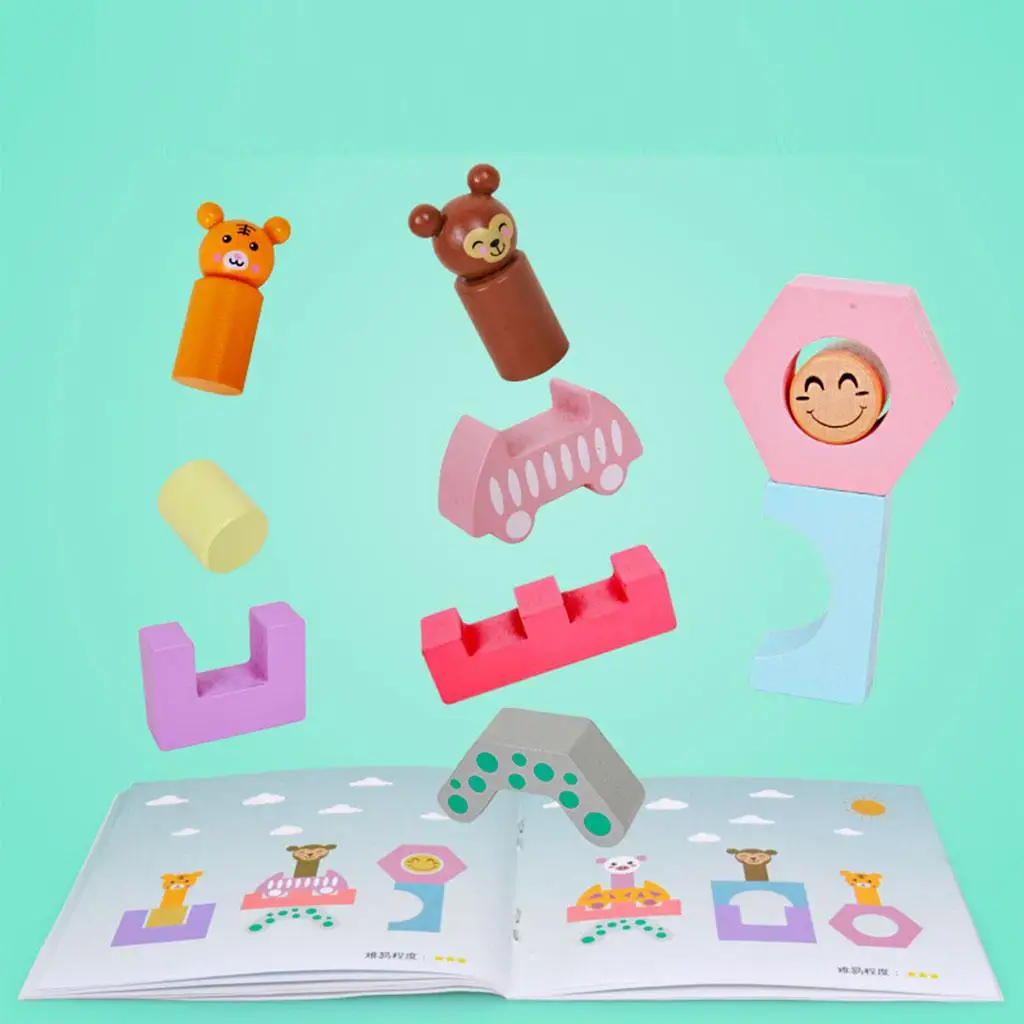 Stacking Toys for Parent-Child Interaction Ability to Focus 3+ Year Old