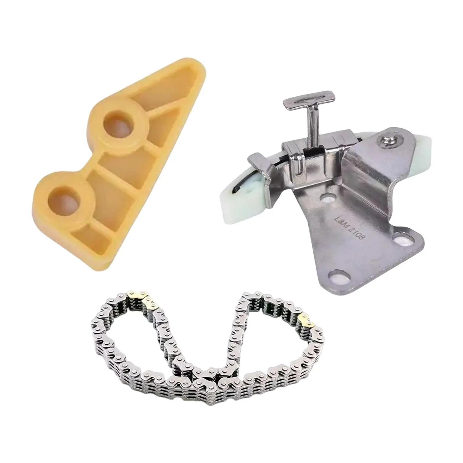 Vehicle Car Oil Pump Chain Tensioner Guide Set Easily Install Replaces 13460-Pnc-004 Durable Accessory