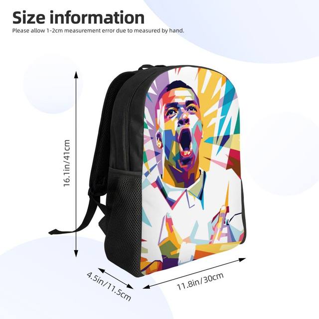 KM Mbappe Football Soccer Backpack for Women Men Waterproof College School  Bag Printing Bookbags - AliExpress