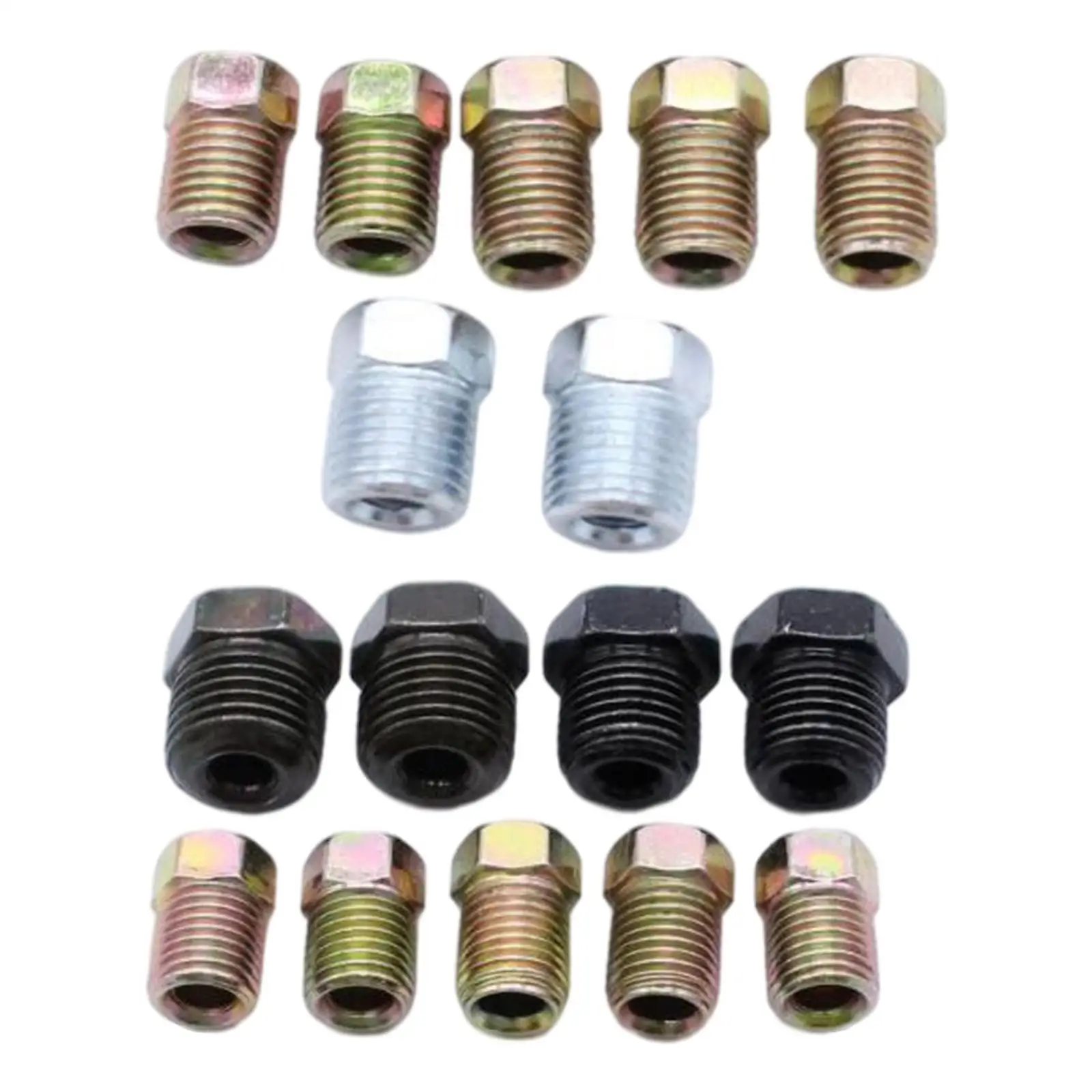 16-Pack Inverted Flare Tube Nuts 2x 7/16-24 for 3/16 Tube Accessories