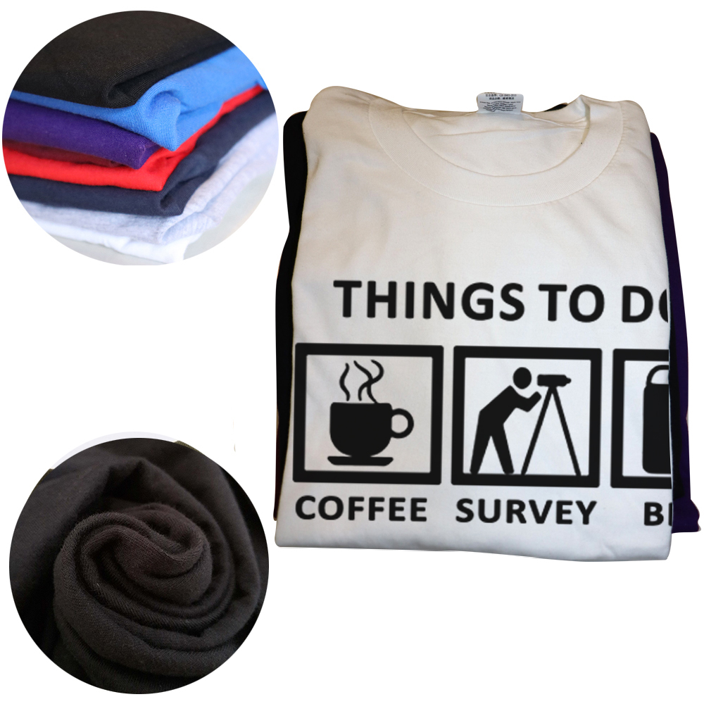 Sarkastische Vermesser T-Shirt Dinge für eine Land vermessung T-Shirts Grafik Baumwolle Streetwear Kurzarm Geburtstags geschenke T-Shirt zu tun – Detail 4