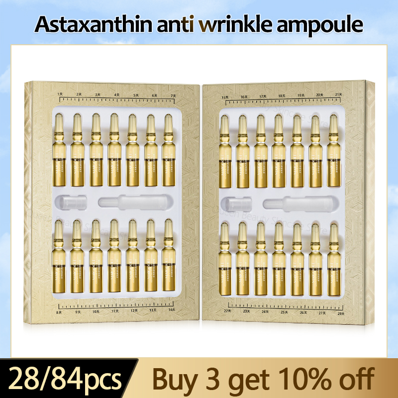 Best of Collagen Anti-Aging Ampoules Sets Astaxanthin Serum For Wrinkle Face Peptide Firming Essence Hyaluronic Acid Korean Skin Care Reviews & Tips