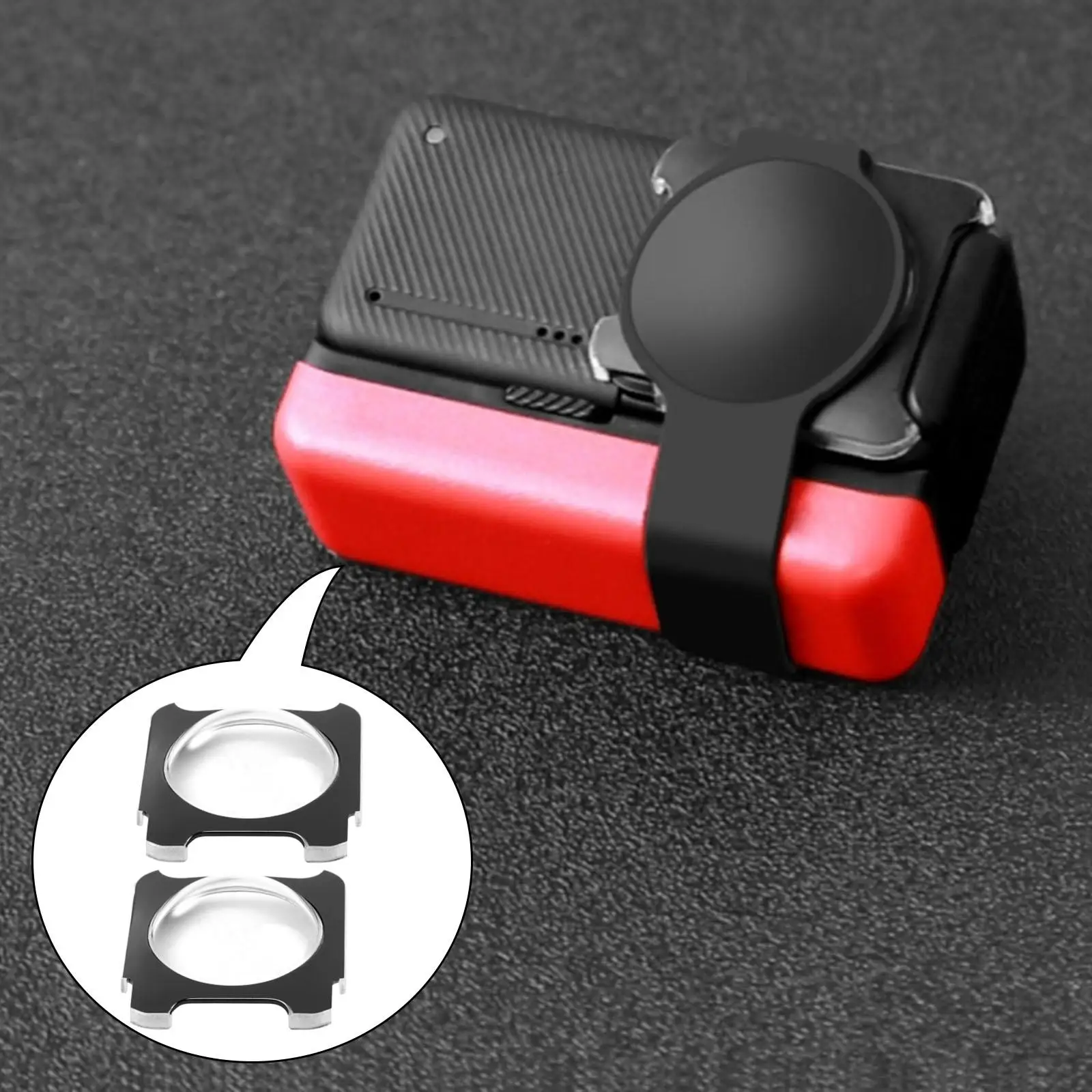 Sticky Lens Guards PC Silicone Oilproof Scratch Resistant Dustproof Protective Cover for Insta360 One R RS Sphere Action Camera