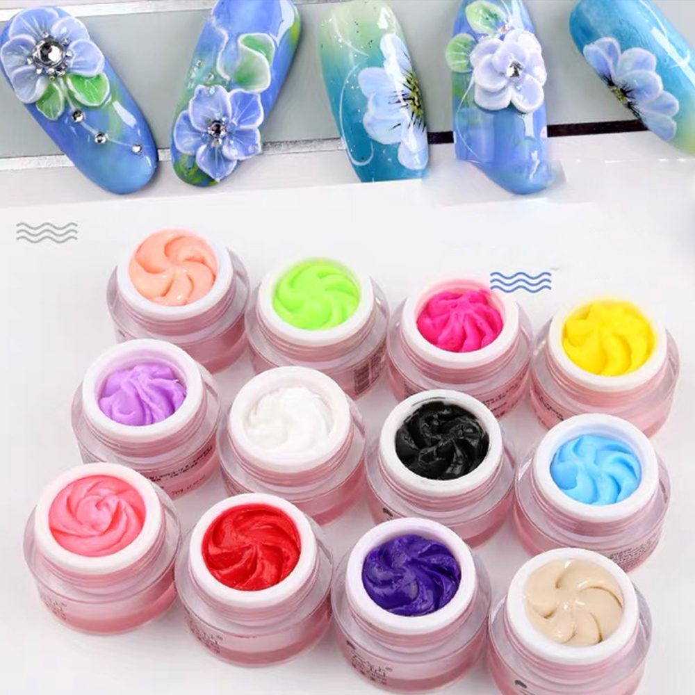 Best of 12Colors Sculpture Plasticine Gum Soak Off Gel Nail Modeling Gel Carving Nail Acrylic Glue Soild 3D Sculpture Creative DIY Gel # Reviews & Tips