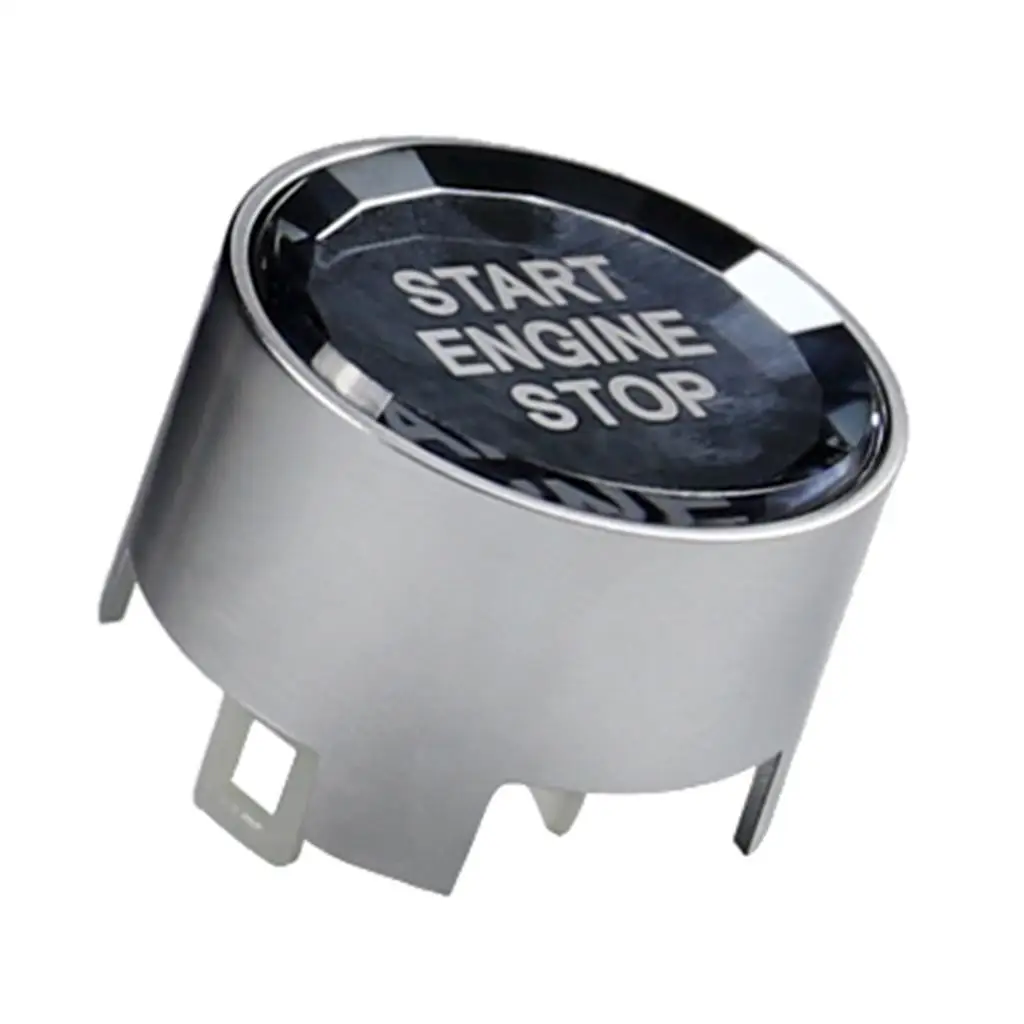 Car Start Stop Engine Ignition Button Crystal Ring   for 
