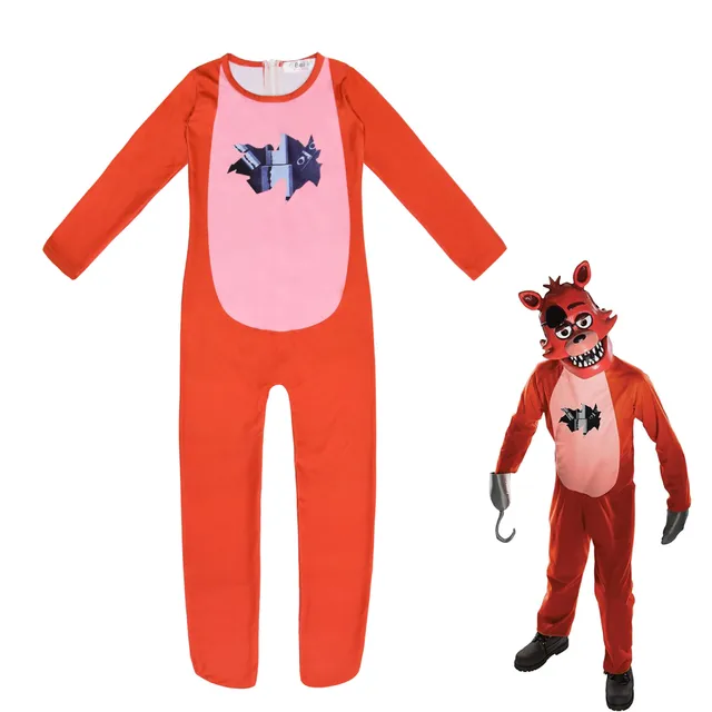 Fnaf Freddyed Cosplay de super-herói infantil, terno de Carnaval de  Halloween para meninos e meninas, macacão engraçado, 3-14T, 2023