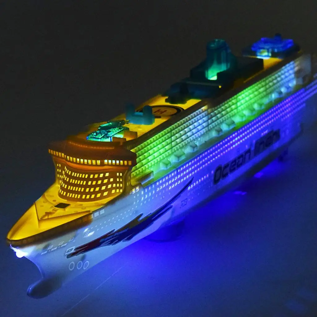 ELECTRIC  SHIP  LINER TOY with FLASHING LIGHTS SOUNDS EDUCATIONAL