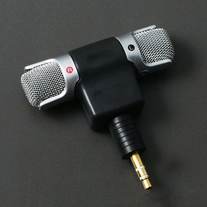 Title 8, Mini 3.5mm Microphone Stereo Mic For Recording ...