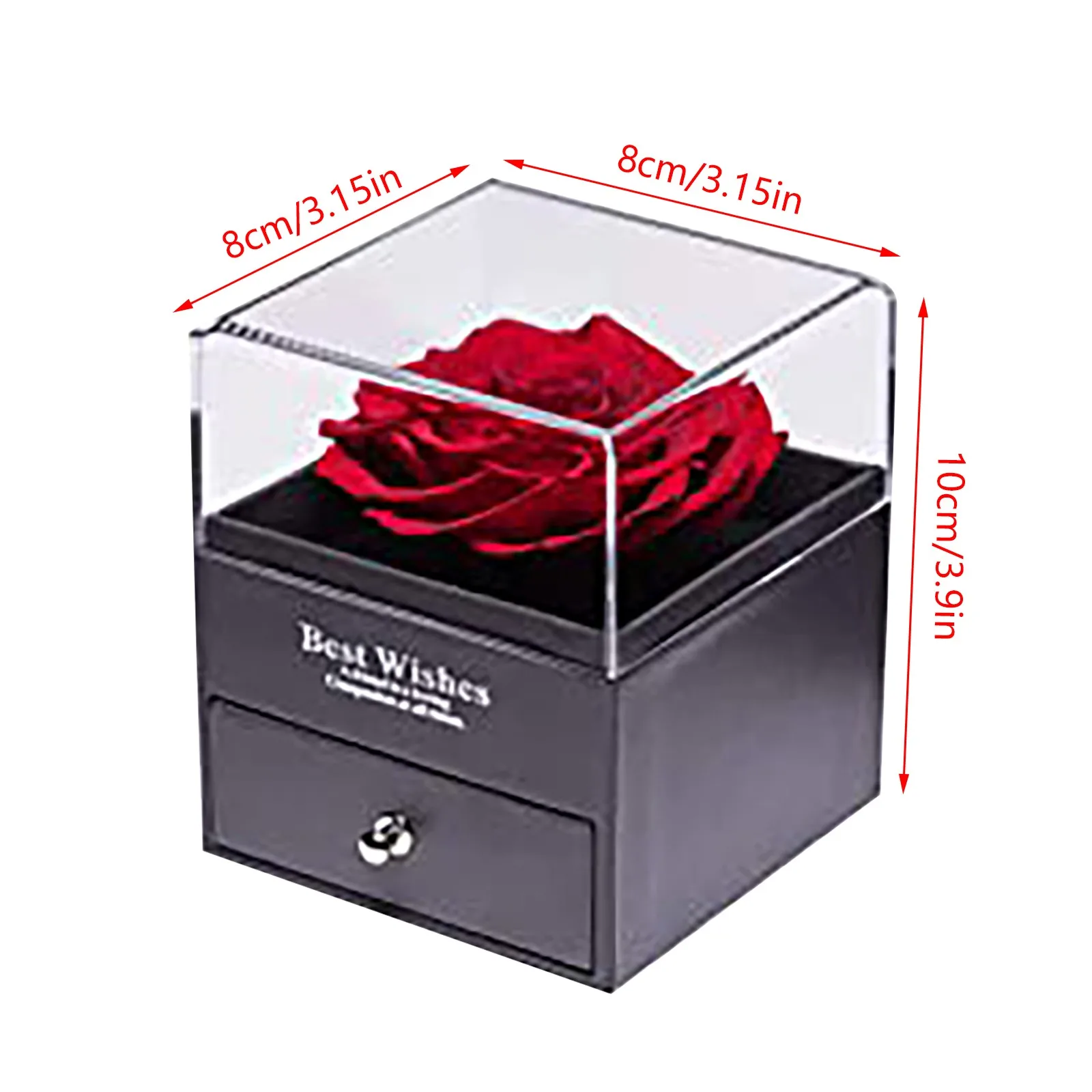 S0f9f4d296c3145ae8826250cc87f1a3eV Everlasting Flower Gift Box Rose Preservation Box Mother's Day Handmade Rose Gif