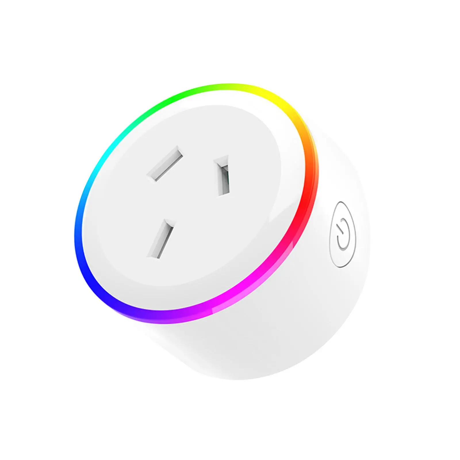 Multifunctional socket Timer Function with Colored Light Household Power Outlet Voice Control Tuya for AU Interface
