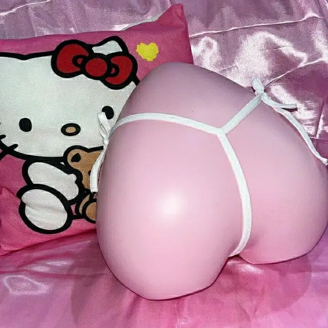 Almak Kawaii Hello Kitty Baskılı Iç Çamaşırı Saf Renk Pamuk Seksi Bağcık  T-Geri Seksi Karikatür Kız T-Şekilli Külot Dikişsiz Iç Çamaşırı ~ Aksiyon  Ve Oyuncak Figürler \