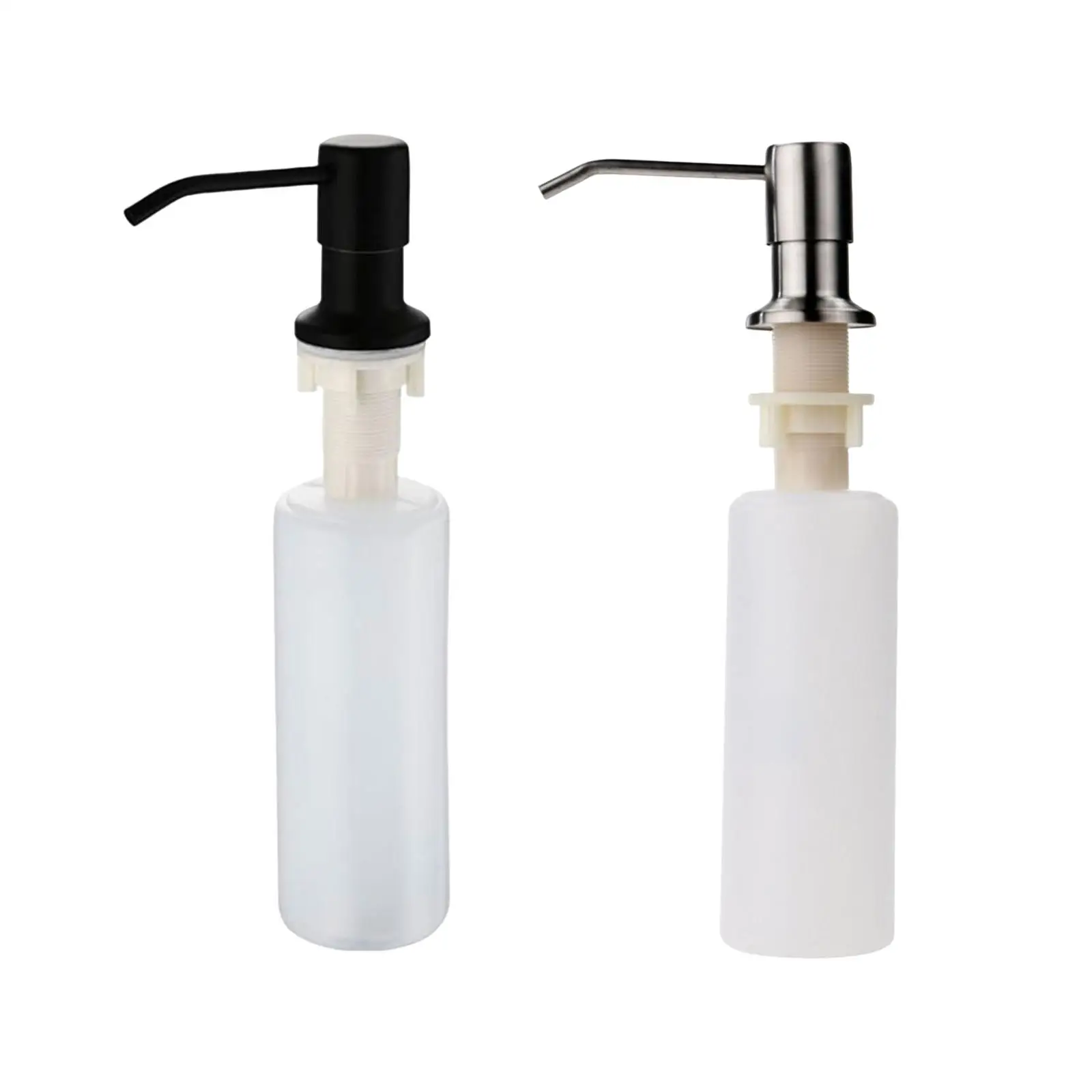 Soap Dispenser Stainless Steel Convenient Lotion Bottle Reusable Pump for Sink Opening 25mm~36mm Bathroom Hotel Supply Kitchen