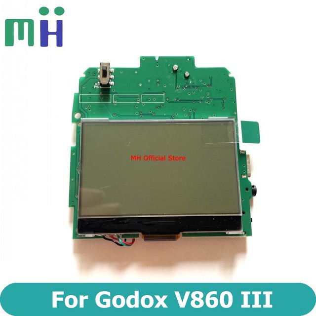 NEW For Godox V860 iii V860iii V860iiiC V860iiiN V860iiiS Back Control ASSY  Mainboard With LCD Screen + Switch Button Flash Part