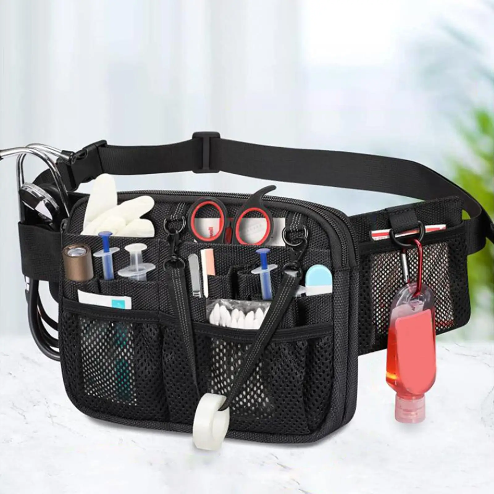 Nurse Fanny Pack Multi Compartment Clinical Tools Nursing Organizer Pouch Vet