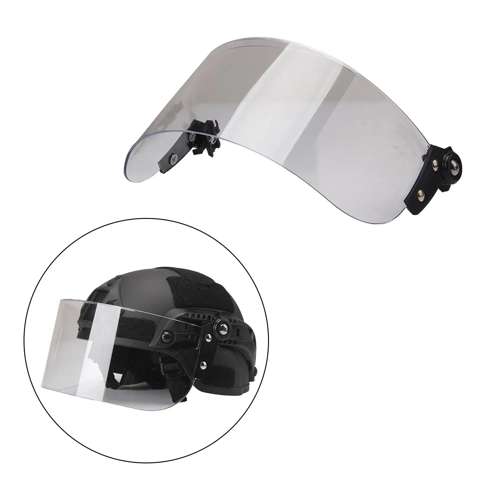 Motorcycle Wind Shield Lens Replaces Spare Parts Windshield Replacement Anti Fog Universal Face Shield for Snowmobile Adult