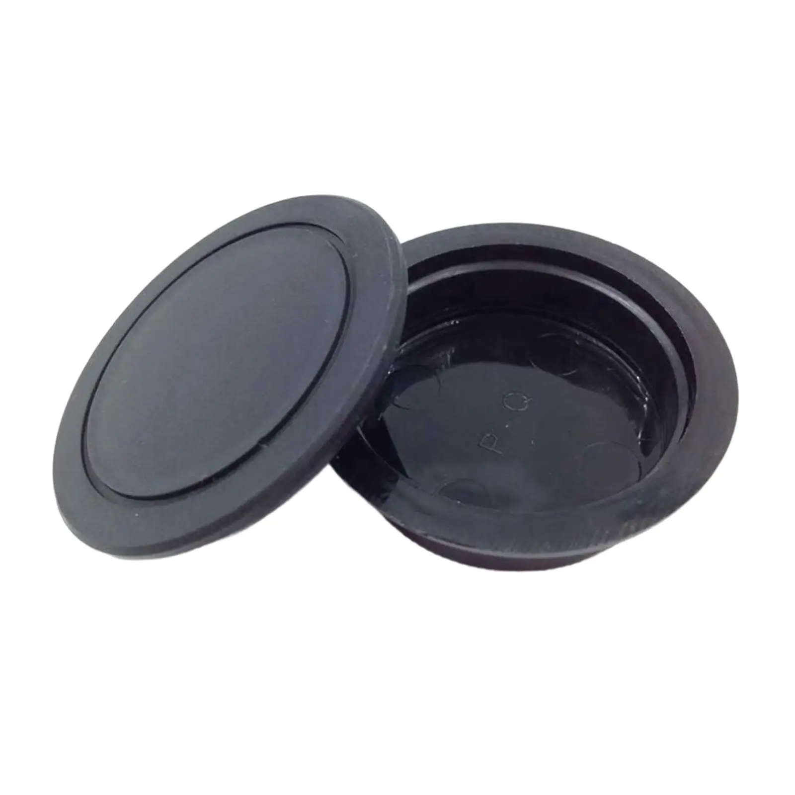 2Pcs  Camera Body CAPS and Lens Rear CAPS   Set Rear Lens Protector Cover for Cameras Black