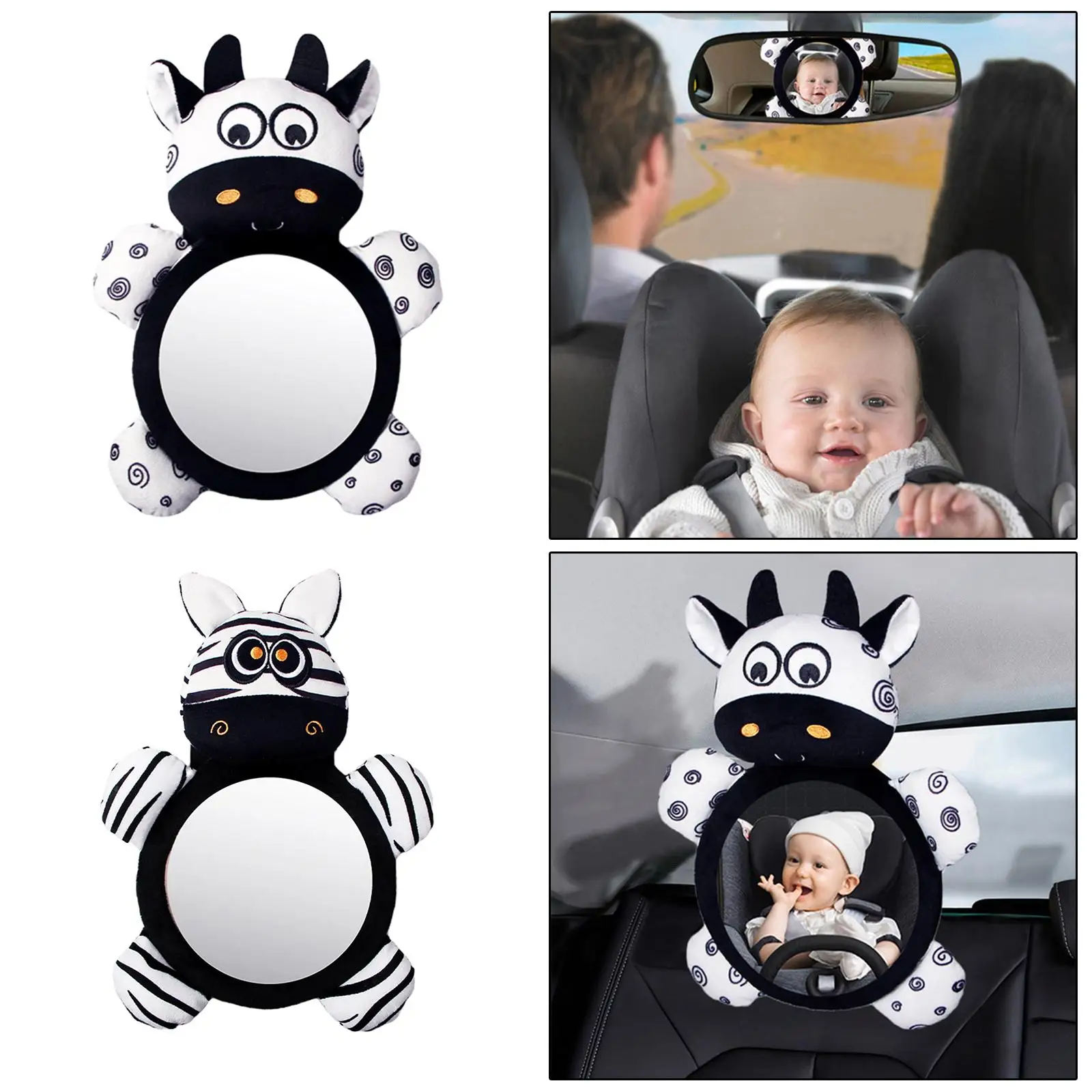 Cute children car Mirror Reflector Reverse-Direction Rear Facing Mirror   Back View Mirror Baby Toys