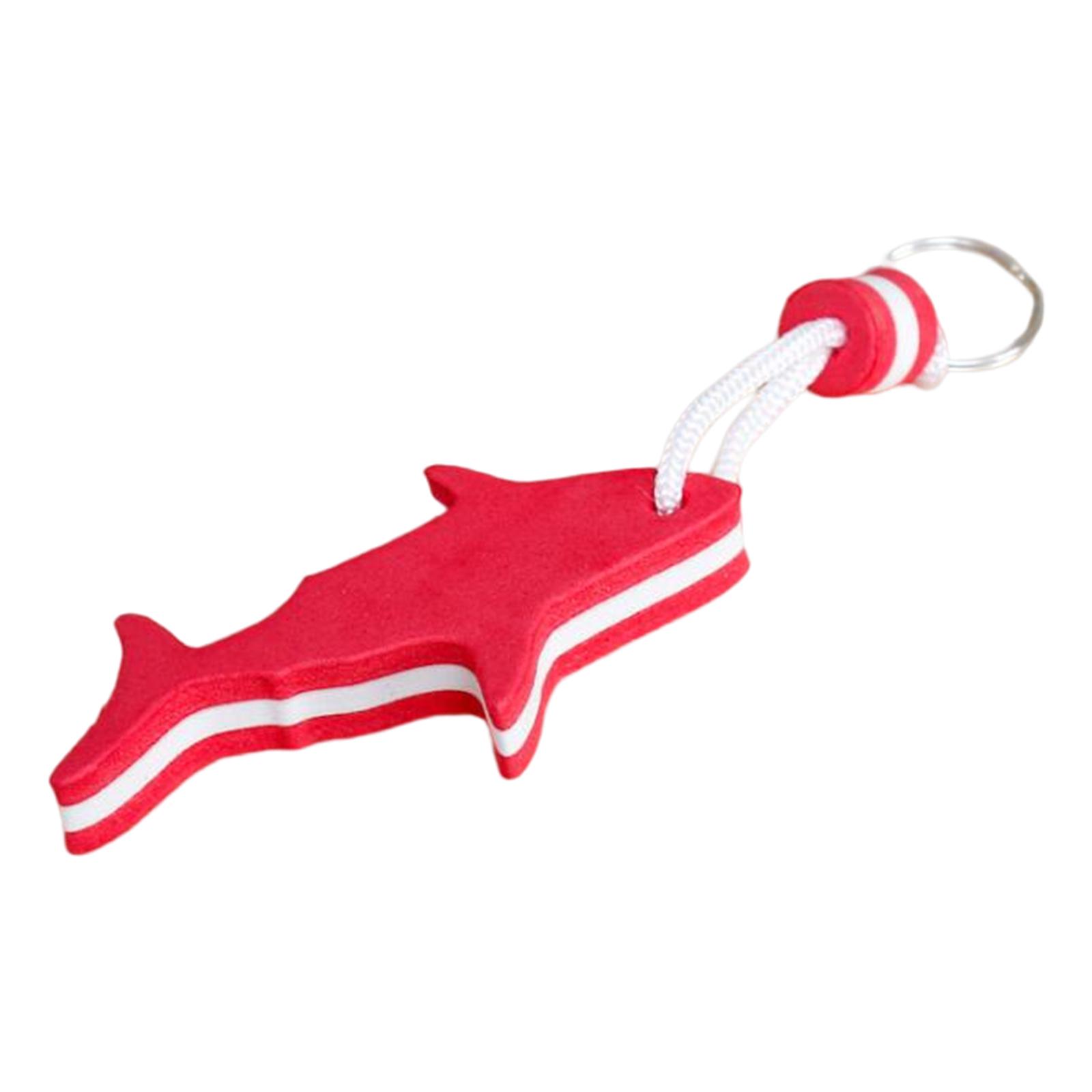 Floating Keyring Keychain Shark Shaped Floater Pendant Key Ring for Drifting