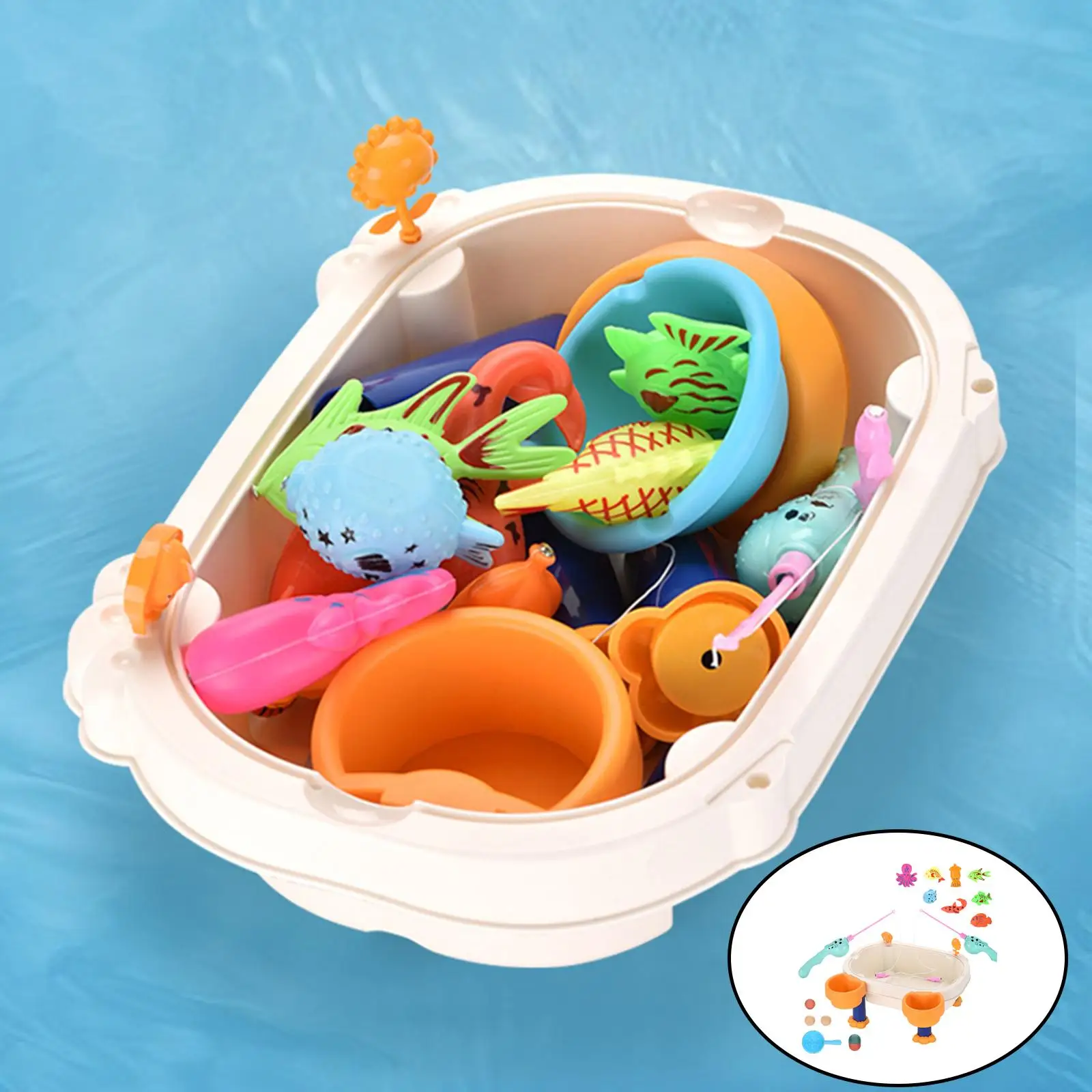 Funny Fishing Table Toys  Sand Early Education Toy Set Gift for Kids
