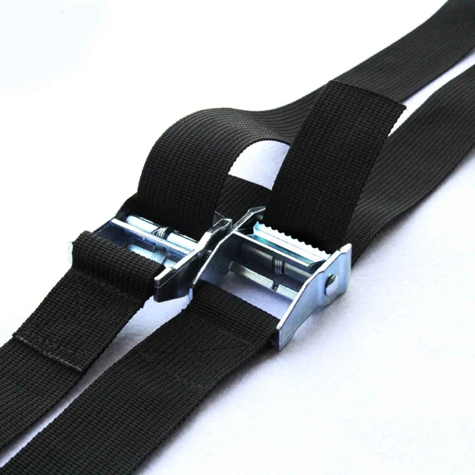 5x Tie Down Straps Zinc Alloy Press Buckle Lashing Straps for Fixing