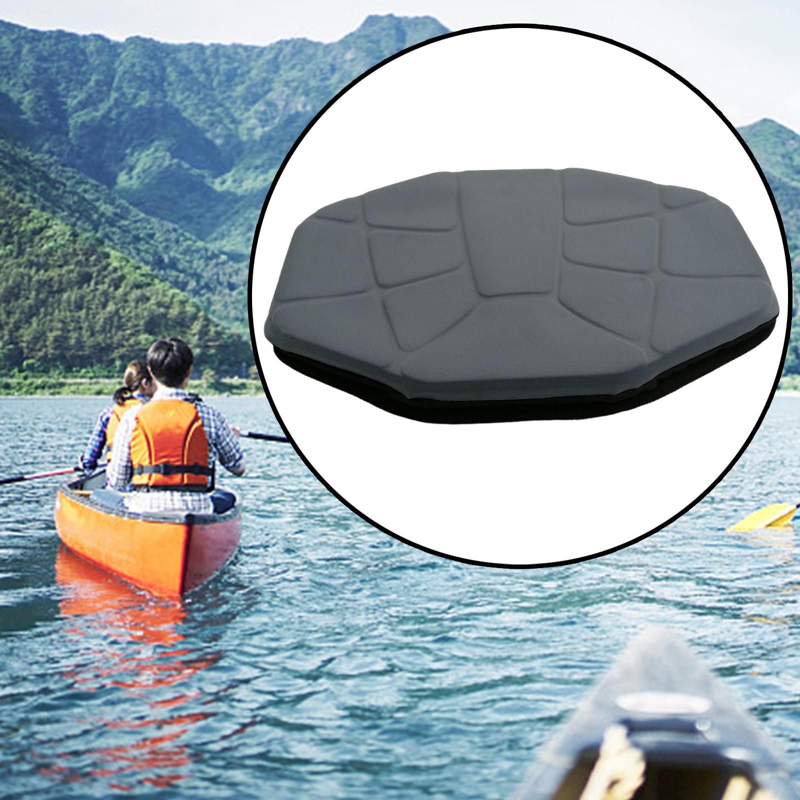 Kayak Seat Cushion Detachable Comfortable Anti Slip Stadium Seat Soft Boat Cushion for Camping Kayak Canoe Fishing Boat Outdoor