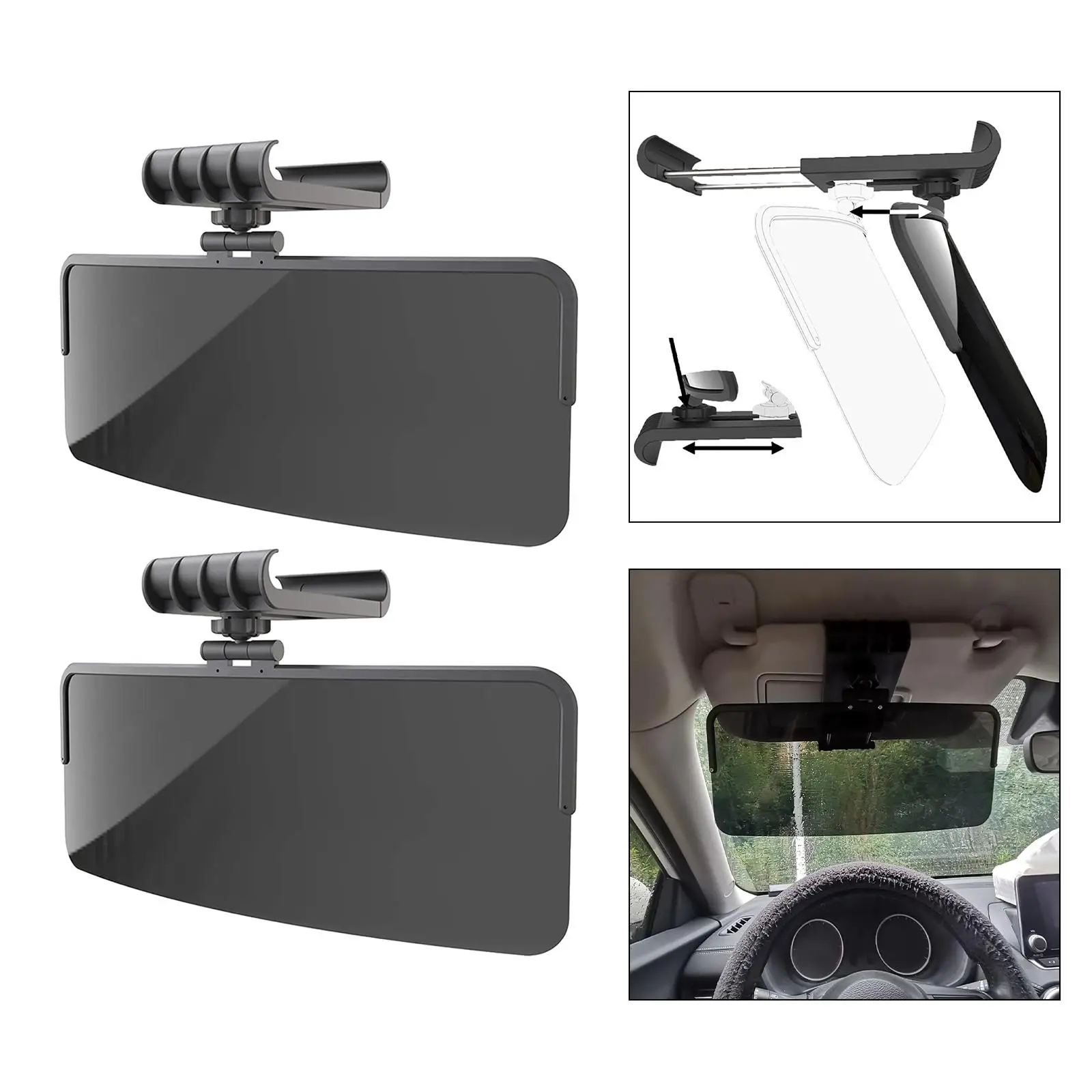 sun Visor Car Accessories Sun Protection Rotatable Sunshade Plate for Truck