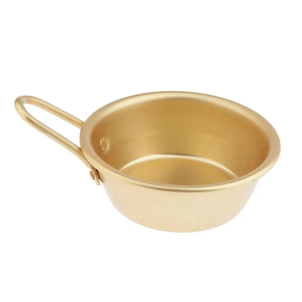  Silver  Aluminum Traditional Bowls for Korean Hand-Pulled Noodle Noodles