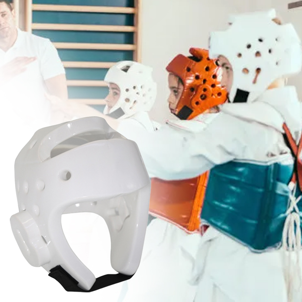 Description Picture 3 of itemProfessional Taekwondo head protector MMA Helmet Muay Thai Boxing Taekwondo Karate Guard Head WTF Kickboxing